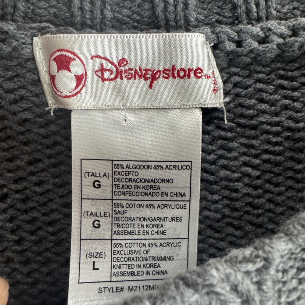 The Big Bad Wolf Disney Vintage Sweater Size Large - Picture 3 of 7